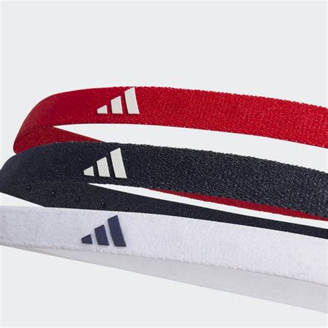 haarband adidas rot|adidas hair bands 3 pack.